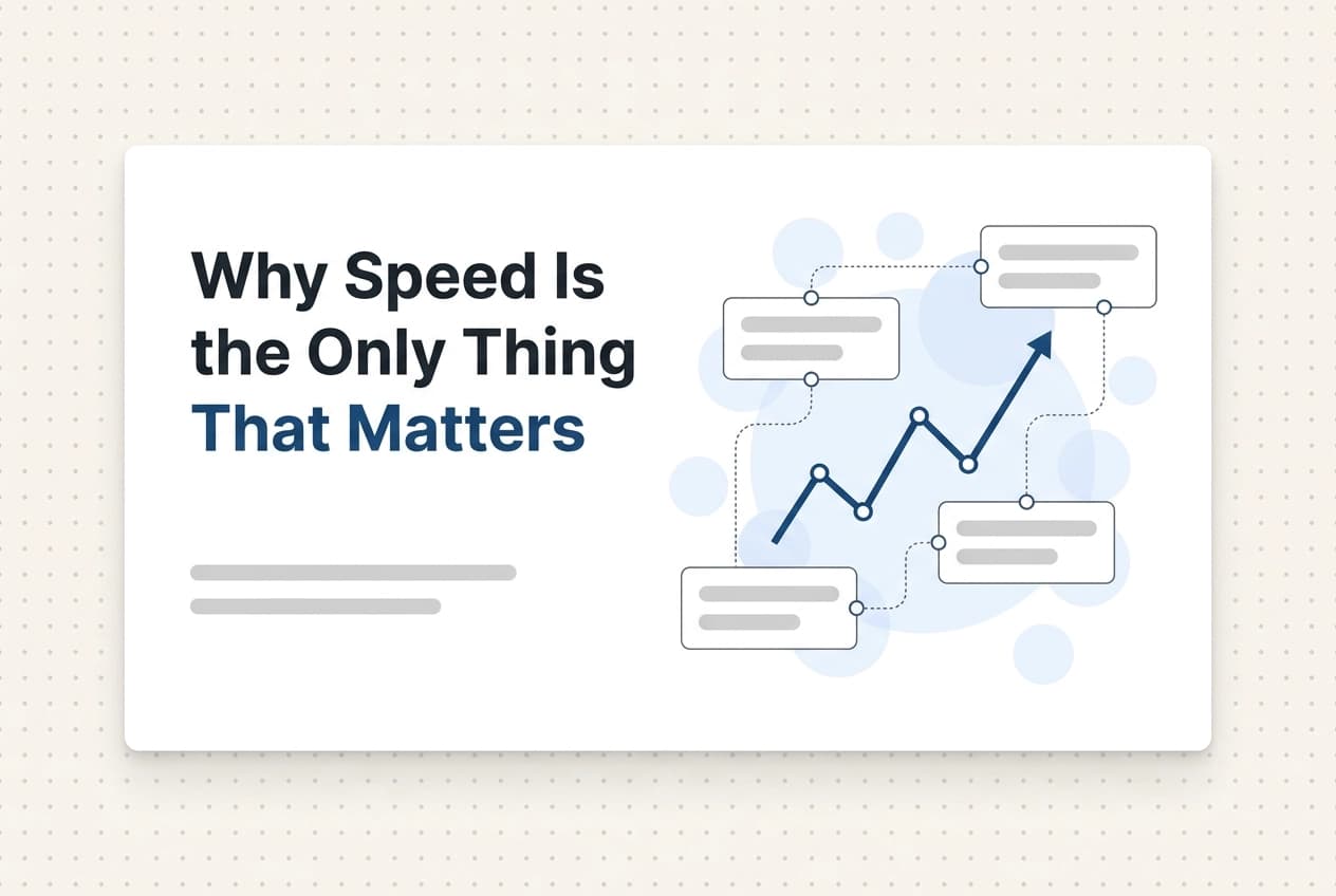 Professional header image for industry analysis: Why Speed Is the Only Thing That Matters When a New Lead ...