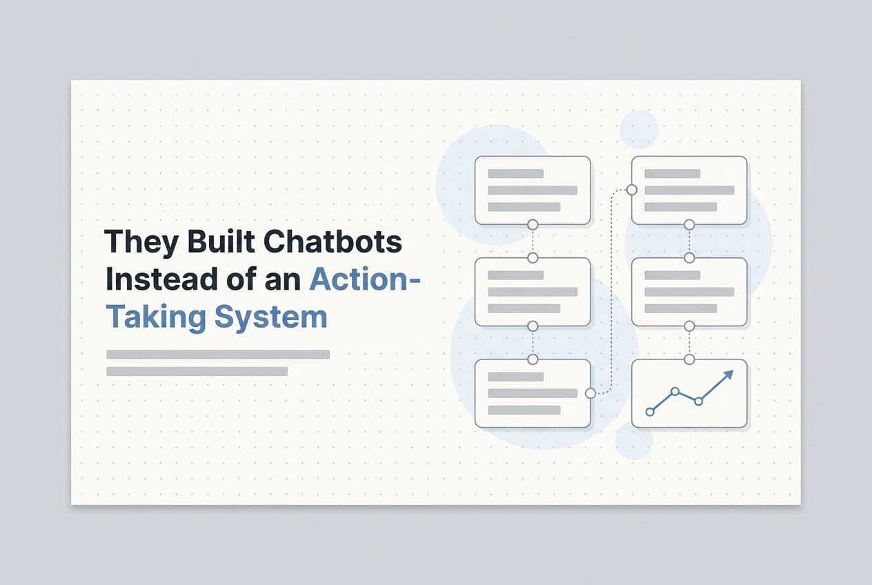 Professional header image for comparison analysis: Why Most CRMs Miss the Point With AI: They Built Chatbots...